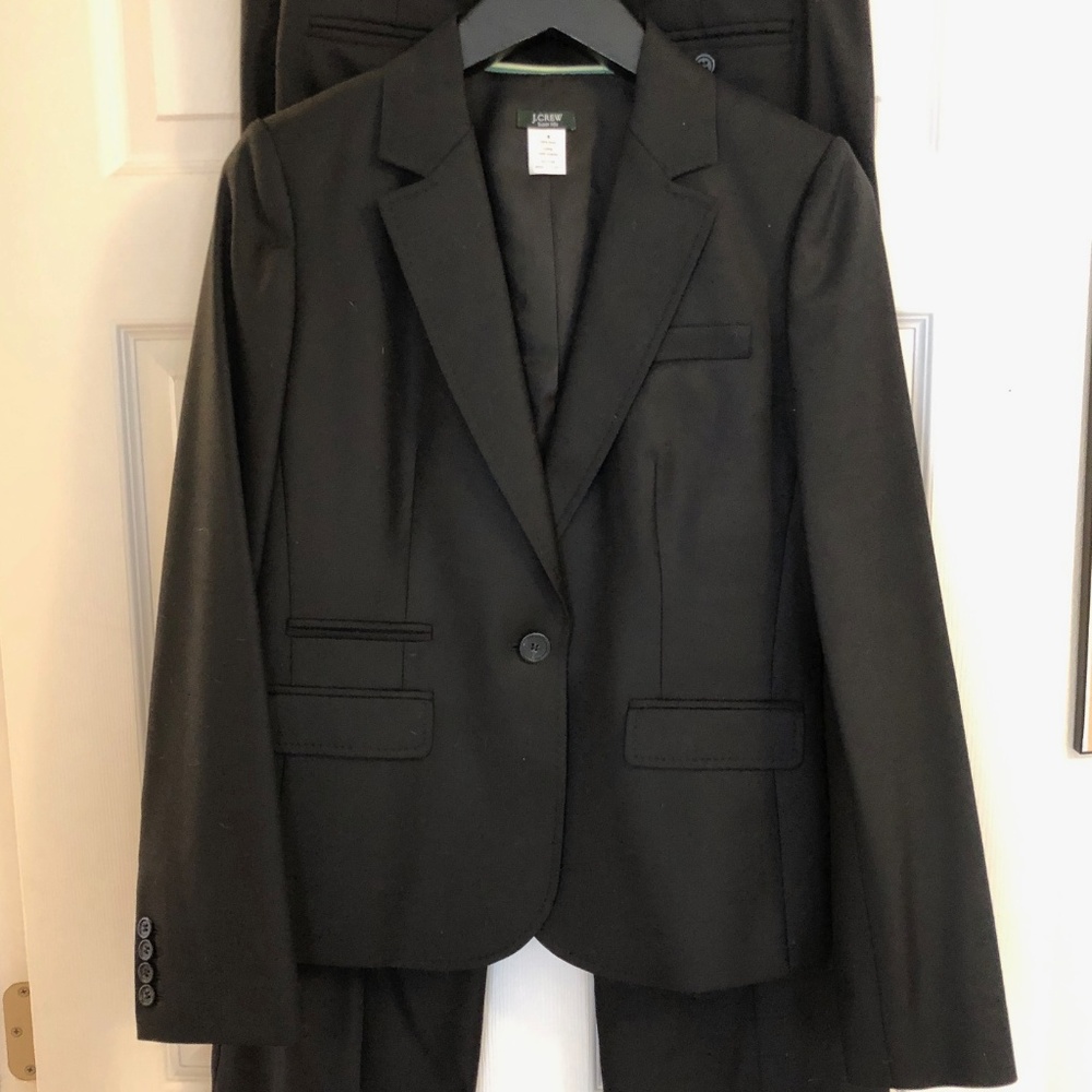 J. Crew Classic Black Pant Suit